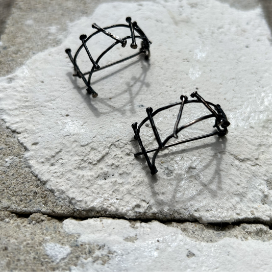 The Paths - Lightweight Silver Earrings