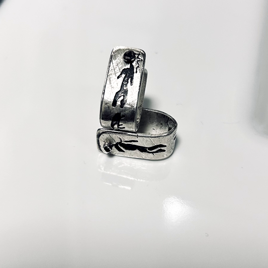 Links - Lightweight Silver Earrings