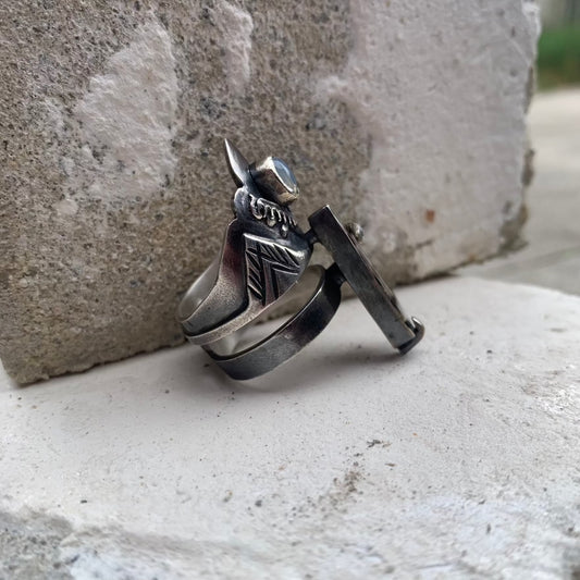 Opaline Seed - Silver Ring T65