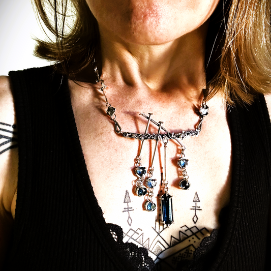 La Cascade - Collier en Argent 46 cm