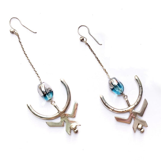 Nativity - Lightweight Silver Earrings